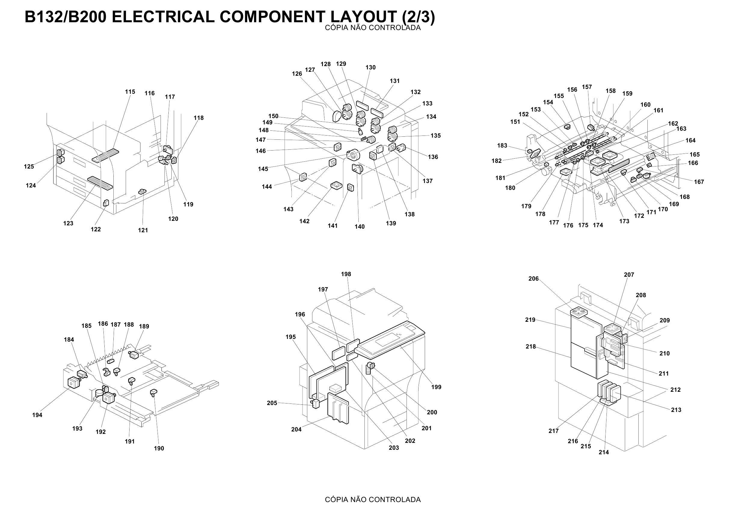 RICOH Aficio 3260C 5560 B132 B181 B200 Circuit Diagram-6